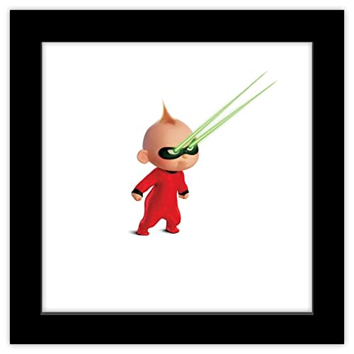 Trends International Gallery Pops Disney Pixar The Incredibles 2 - Jack-Jack Parr Wall Art Wall Poster, 12" x 12", Black Framed Version