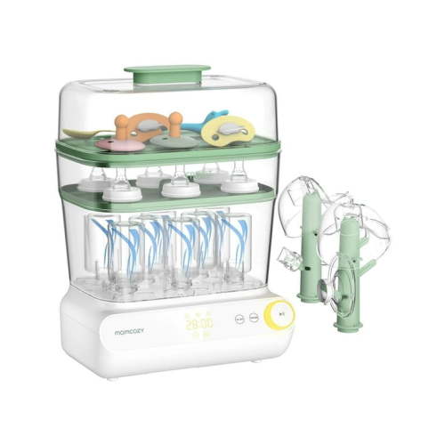 Momcozy 3 Layers Large Bottle Sterilizer and Dryer, Fast Sterilize and Dry