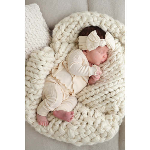 2pc Waffle Crossover Top & Bottom