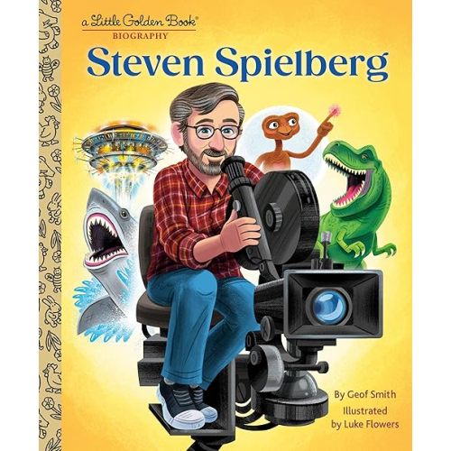Steven Spielberg: A Little Golden Book Biography Hardcover – Picture Book, November 5, 2024