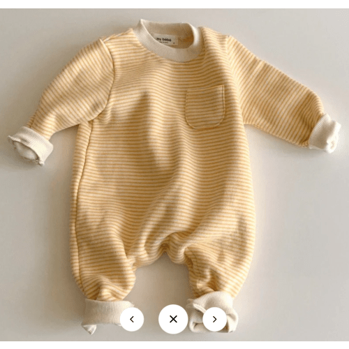 Boho Striped Onesie – 6-12 mo