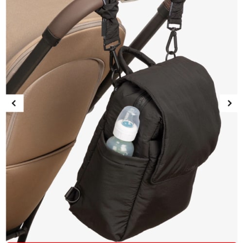 Convertible Mini Diaper Backpack - BLACK