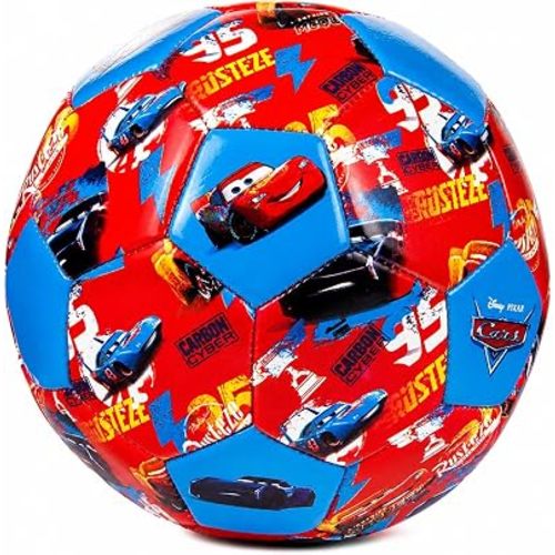 Disney Pixar Cars Soccer Ball, Repeat Print Youth Kids Mini Soccer Ball, Multi, Size 3