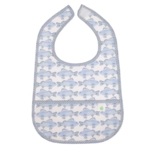 The Wipe It Bib, Fish - Apple of My Isla Bibs | Maisonette