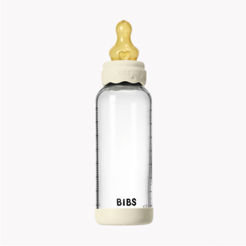 BIBS Baby Glass Bottle Boheme Set 8oz Latex - Ivory – Bibsworld store US