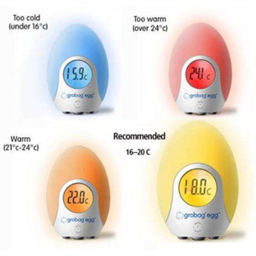 GRO EGG - Colour changing digital room thermometer