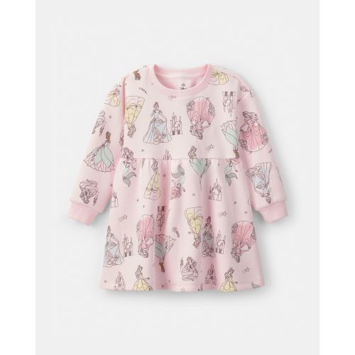Toddler Girl Disney© Princess Fleece Sweatshirt Dress - Pink - OshKosh B'gosh | Carter's