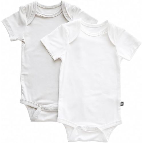 KYTE Bodysuits | 2-Pack | Cloud + Oat | 0-3 months