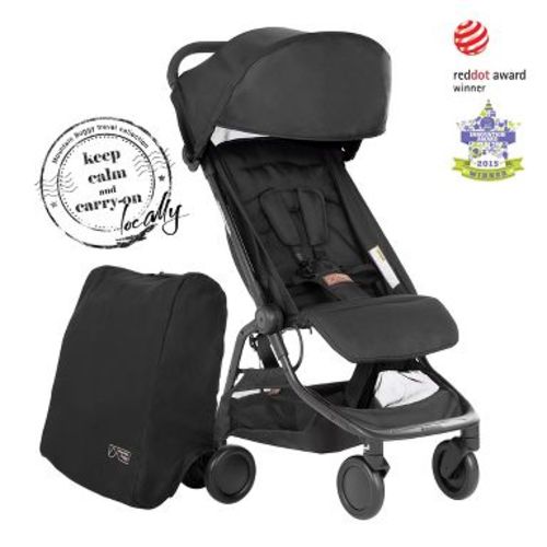 Mountain Buggy Nano V3 Travel Stroller in Black