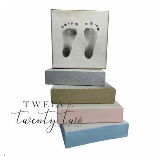 Baby Footprint Canvas Kits – Birdwell's