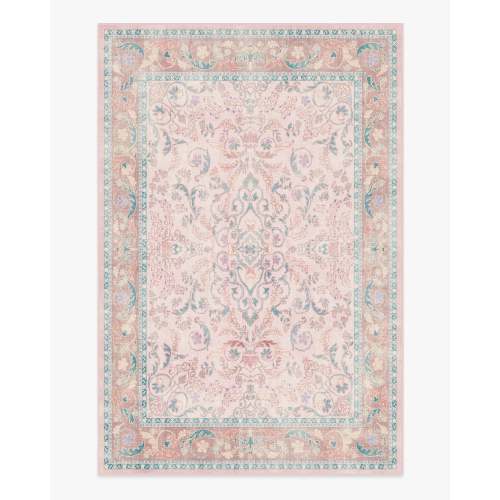 Bridgerton Fit For A Queen Soft Rose Tufted Rug | Ruggable