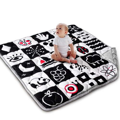 Beavtaens Baby Play Mat for Floor 50x50 Inches Extra Thick Soft Portable for Ages 0-4