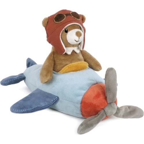 Pilot Bear and Plane, Blue - MON AMI | Maisonette