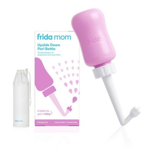 Frida Mom Peri Upside Down Bottle Portable Travel Pospartum Bidet Pink