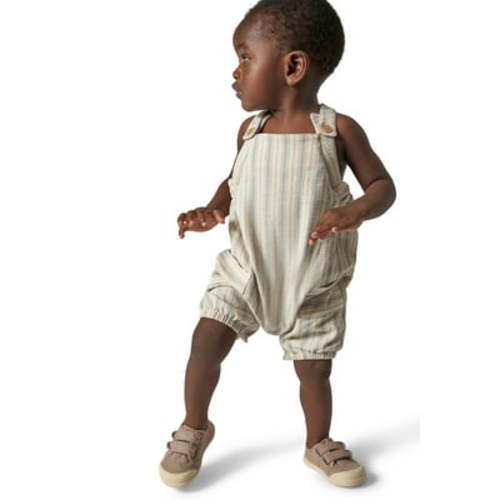 Modern Moments by Gerber Baby Boy Sleeveless Romper, Sizes 0/3 Months - 24 Months