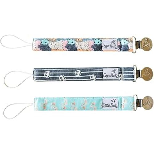 Binky Clip 3 Pack Set "Nightmare Before Christmas" by Copper Pearl