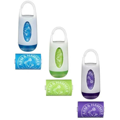 Munchkin - Arm & Hammer Diaper Bags & Dispenser (Colors May Vary)