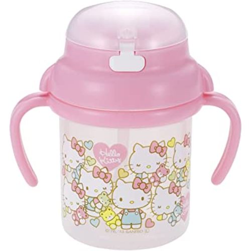 Hello Kitty 【Straw Mug】Baby Japan Import,200 Milliliter