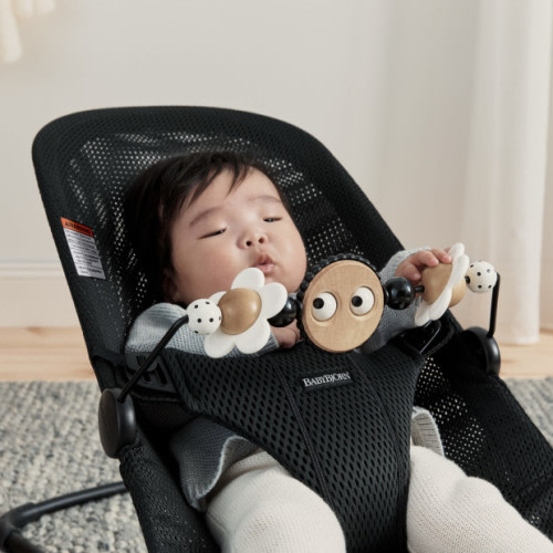 Toy for Bouncer - Black/White Googly Eyes