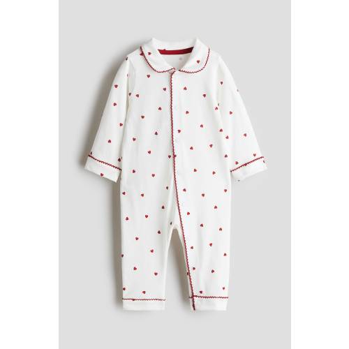 PAJAMA JUMPSUIT WITH COLLAR