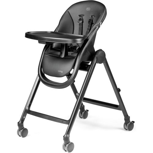 PEG Living, Grow with Baby Folding High Chair, True Black