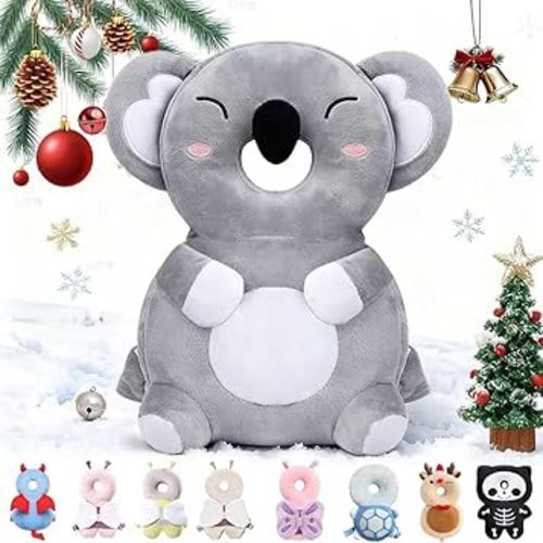 Baby Head Protector Backpack for Falling Crawling and Walking Toddler Essentials Harness Infant Koala Toys Helmets Baby Christmas Gifts Essentials Must Have Stuff Items for 0.5-2 Years