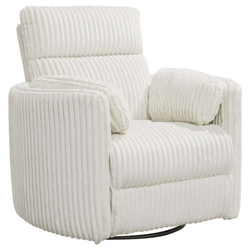 RADIUS - MEGA IVORY Power Swivel Glider Recliner - Parker House Furniture