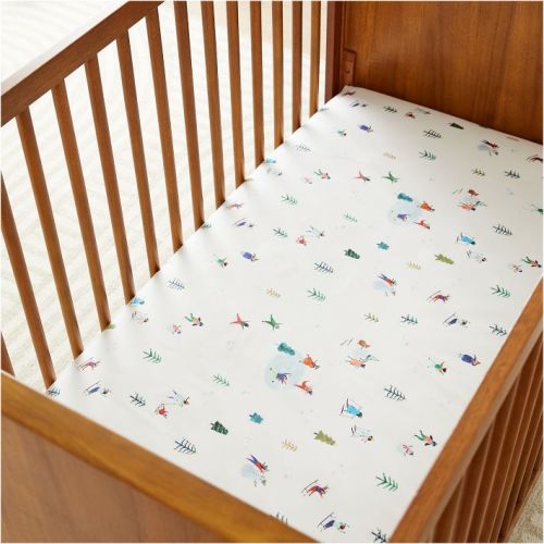 Snow Day Crib Fitted Sheet