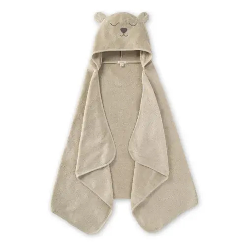 Organic Cotton Toddler Hooded Bear Towel