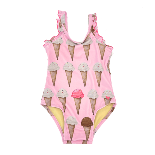 Baby Girls Claire Suit - Neapolitan Ice Cream Cones