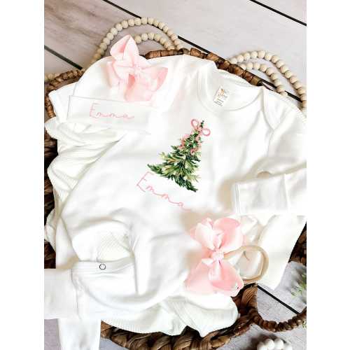 Newborn Baby Girl First Christmas outfit for baby girl Christmas outfit newborn girl Christmas baby Outfit 1st Christmas Baby Outfit