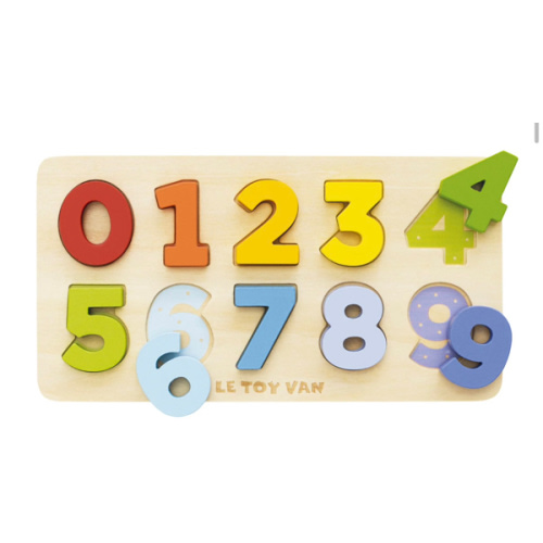 Counting Wooden Numbers Shape Sorter
