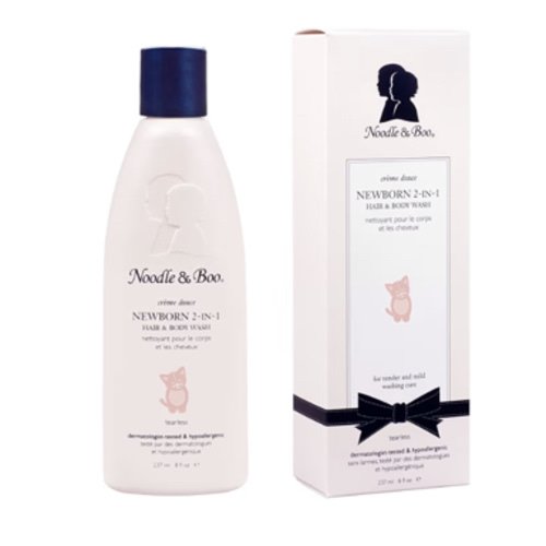 Noodle & Boo Newborn 2-in-1 Baby Shampoo and Body Wash, Tear-Free, Hypoallergenic, Baby Bath Essentials, Moisturizing, pH-Balanced, Vitamin-Enriched, Pediatrician-Tested