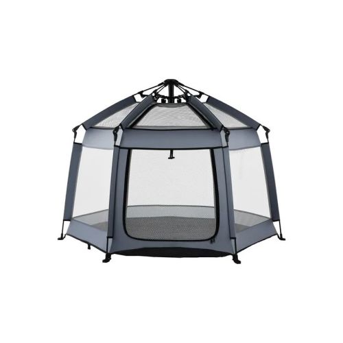 Baby Playpen, Pop Up Toddler Playpen with Canopy, Indoor & Outdoor Portable Play Yard for Babies Toddlers with UPF 50+ Sunshades & Travel Bag