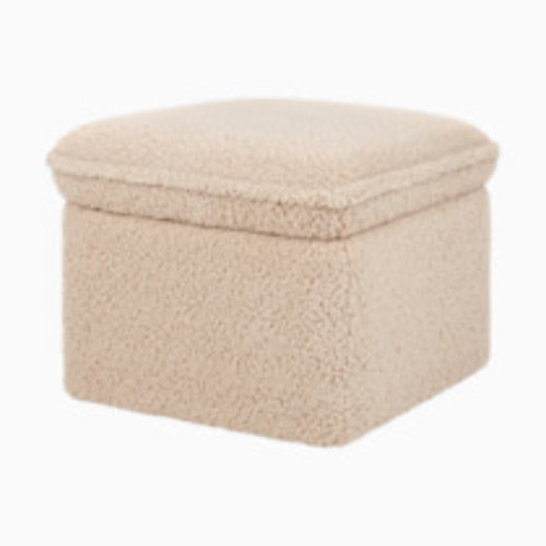 babyletto Cali Storage Ottoman - Chai Shearling