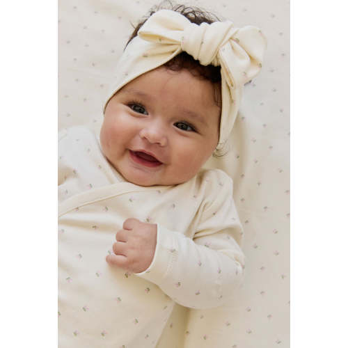 Organic Cotton Headband - Ditsy Cherries – Jamie Kay USA