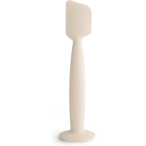mushie Diaper Cream Applicator Soft Silicone with Suction Base (Shifting Sand)