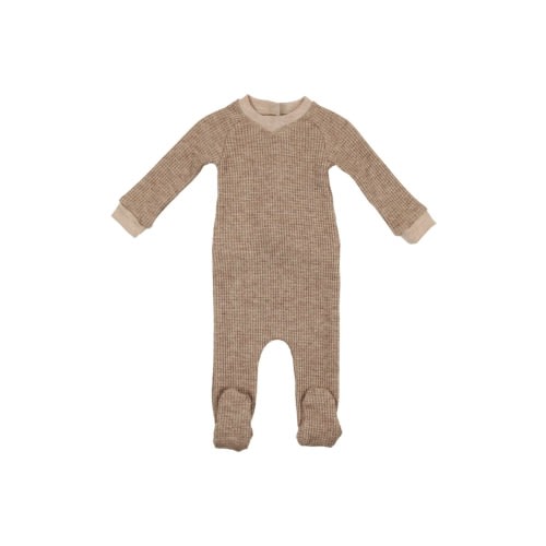 Waffle Knit Footie