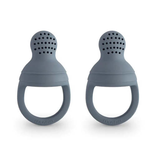 Mushie - Silicone Fresh Food Feeder 2-Pack - Tradewinds