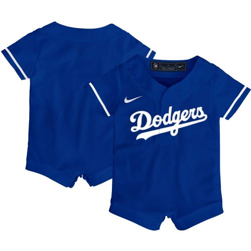 Newborn & Infant Los Angeles Dodgers Nike Royal Official Jersey Romper