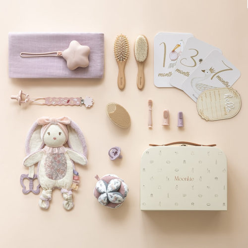 Set de Nacimiento en Rosa (Blush)