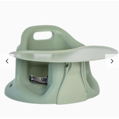 Upseat Baby Floor and Booster Seat with Tray | Upseat - Color Sage