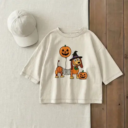 Baby & Kids Slinky Dog Pumpkin T-Shirt (6M-12Y)