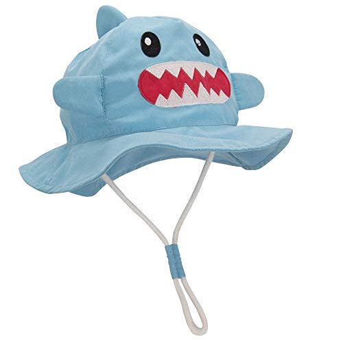 Zando Baby Toddler Sun Bucket Hats Wide Brim Beach Hats Infants Girls Cap Sun Protection Summer Kid Hat