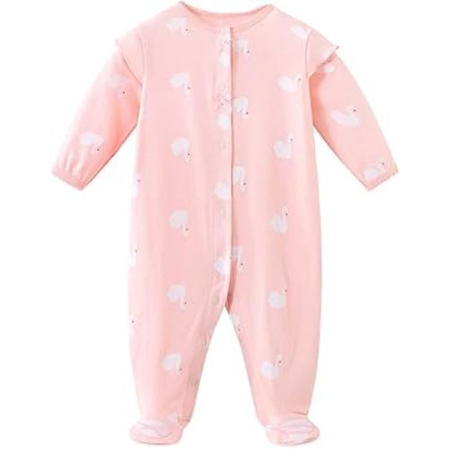 Infant Baby Girl Boy Onesie Cotton Newborn Outfit Bodysuit Jumpsuit Long Sleeve Romper
