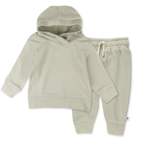 2-Piece Light Weight Hoodie & Sweatpant Set | Honest Baby Clothing