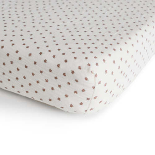 Mushie Extra Soft Muslin Crib Sheet