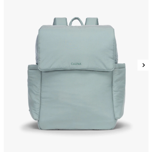 Diaper Backpack with Laptop Sleeve in Bluebell