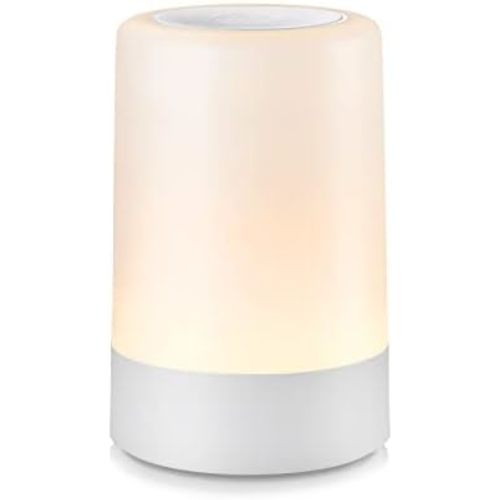 Nursery Night Light for Baby, Portable LED Touch Night Lamp for Kids and Adult, Breastfeeding, Sleep Aid, USB Rechargeable Nursing Lamp, Bedside Dimmable Warm Night Light, Soft Eye Caring