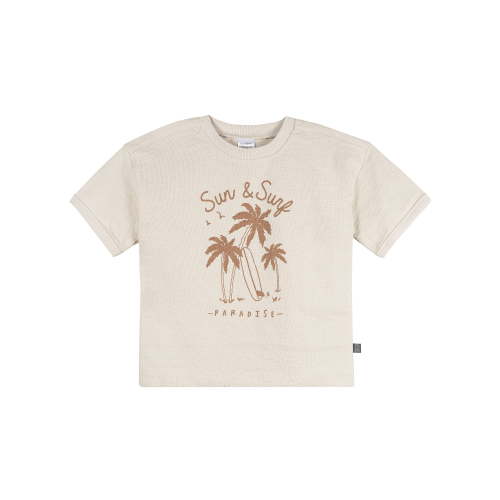 Modern Moments by Gerber Baby and Toddler Boy Organic Loose Fit Ringer Top, Sizes 0/3 Months - 5T